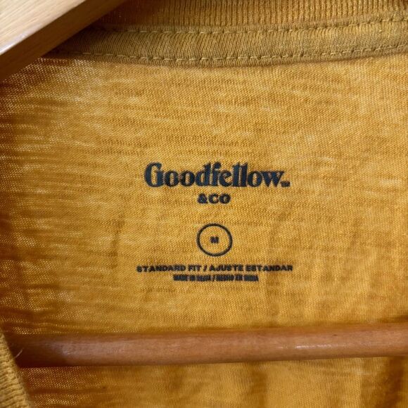 Goodfellow & Co Blue and Yellow Short Sleeve Tees men’s medium - Picture 3 of 10